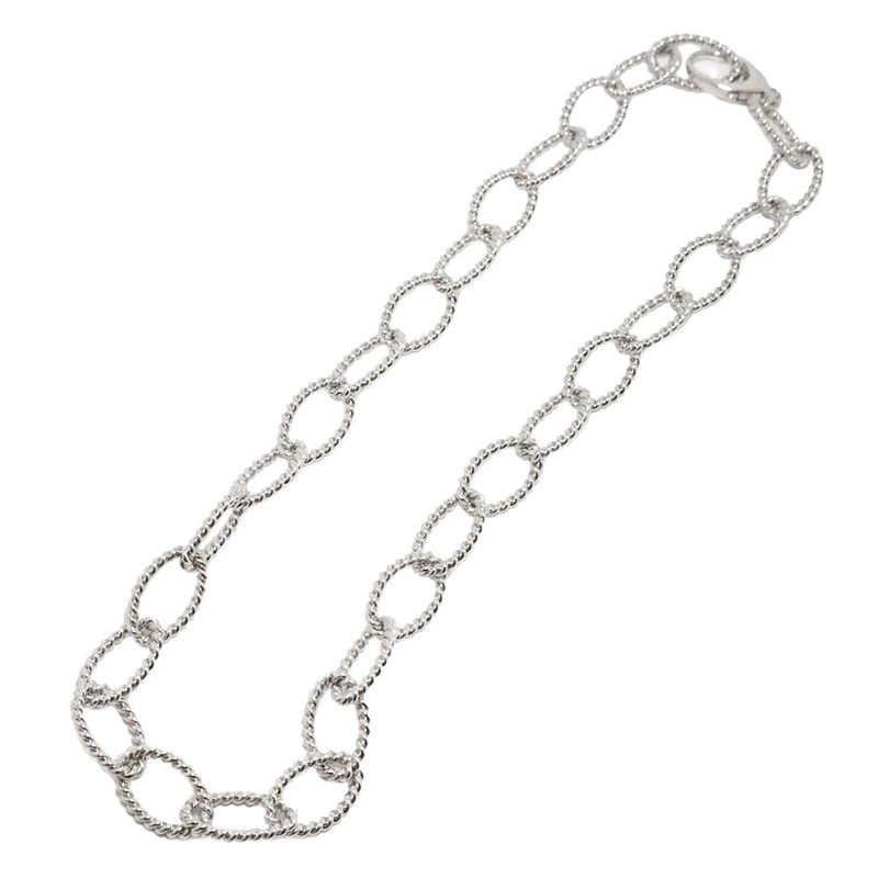 Tiffany & Co Twist Chain Necklace 925 Sterling Silver