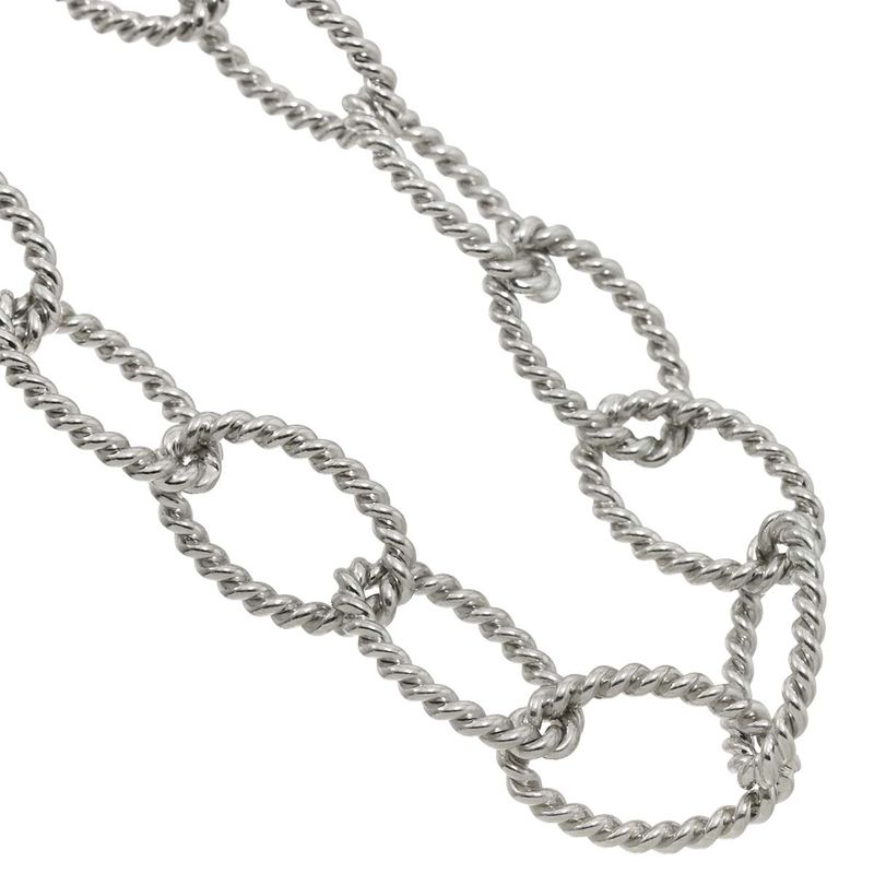 Tiffany & Co Twist Chain Necklace 925 Sterling Silver