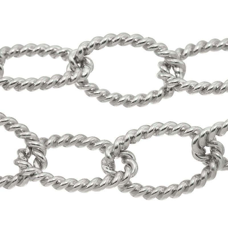 Tiffany & Co Twist Chain Necklace 925 Sterling Silver