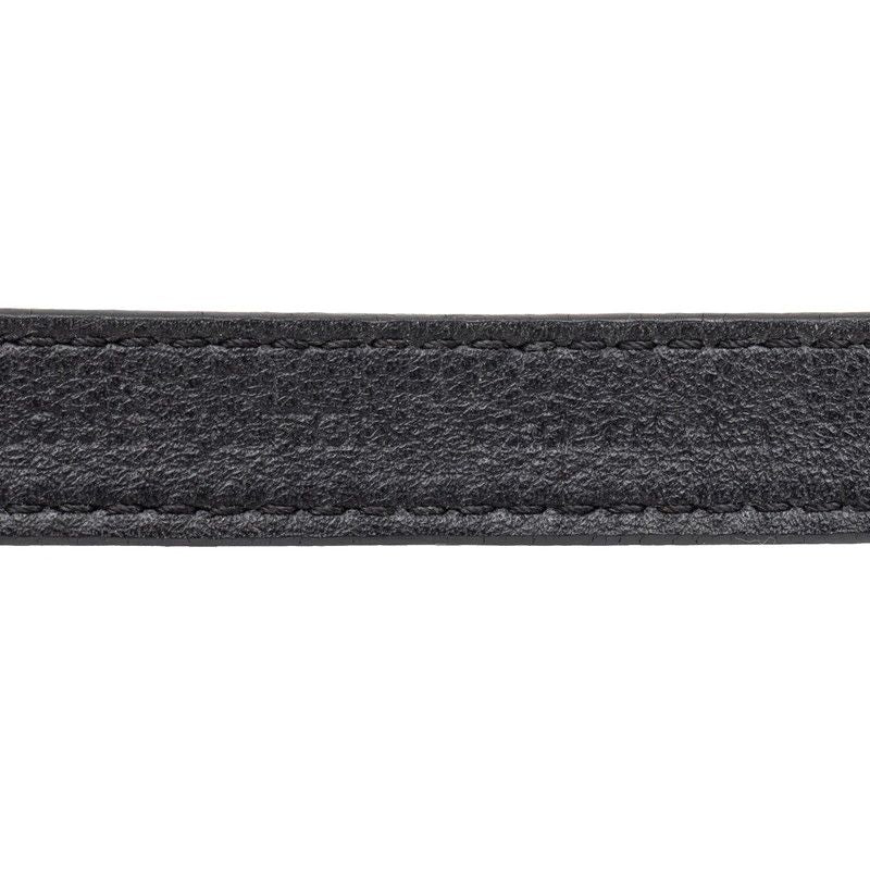 Louis Vuitton Epi Bracelet LV Twist Black Gold Leather Plated