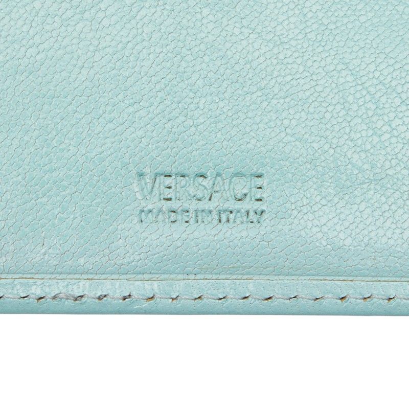 Versace Medusa Light Blue Leather