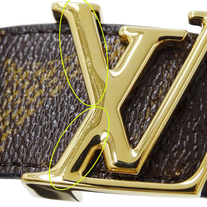 Louis Vuitton Belt Monogram Reverse Canvas LV Iconic