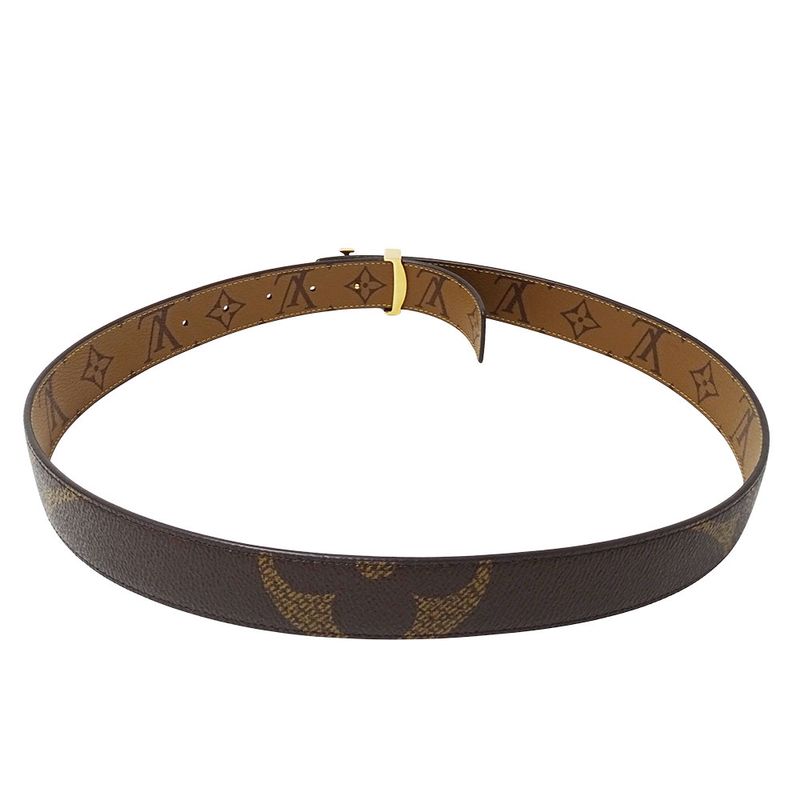 Louis Vuitton Belt Monogram Reverse Canvas LV Iconic