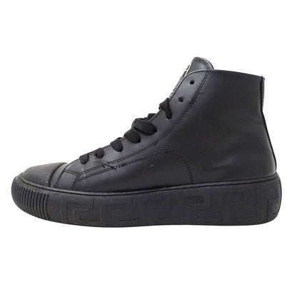 Versace Sneakers Leather Medusagre Smile High Cut Black