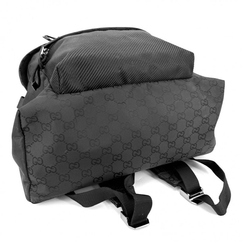 Gucci Backpack GG Web Stripe Nylon Black