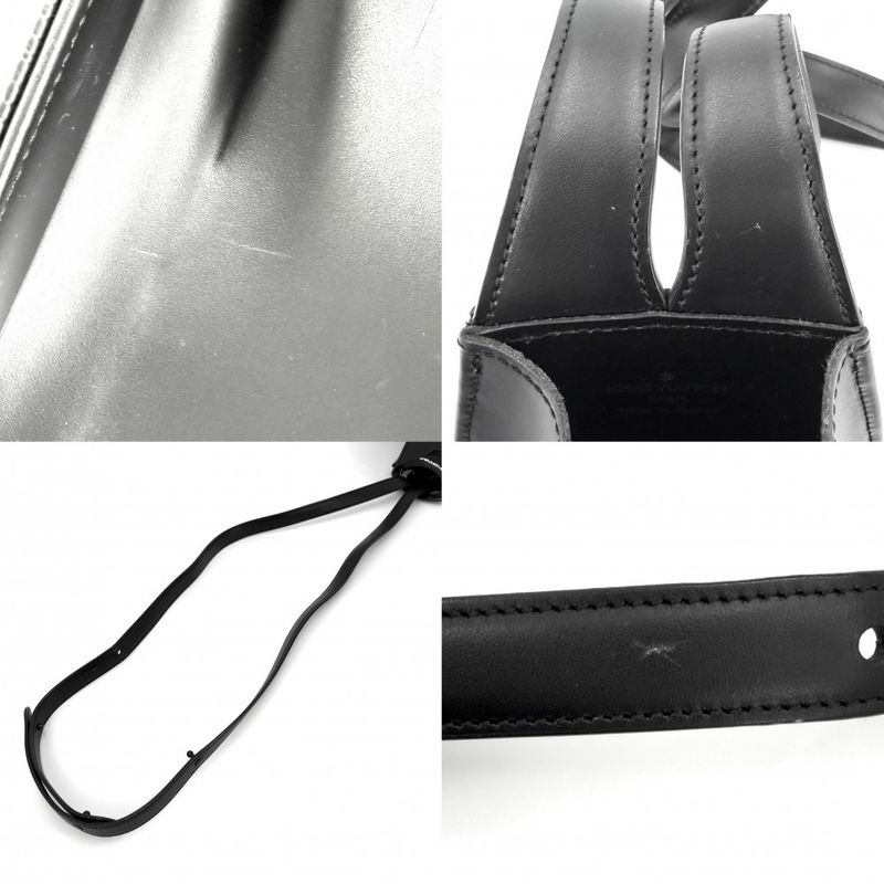 Louis Vuitton Shoulder Bag Epi Mini Crossbody Pochette Black Noir Black