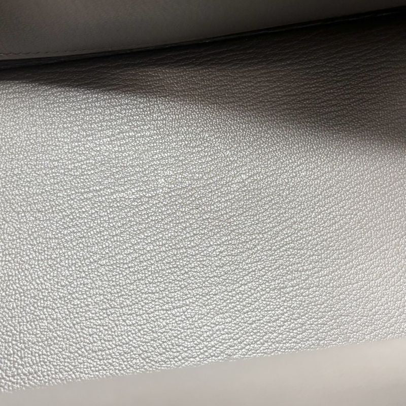 Hermes Handbag Birkin 25 Inner Stitch Leather Gray