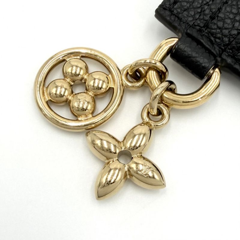 Louis Vuitton Card Case Monogram Empreinte Holder LV Charm Pass Noir Black