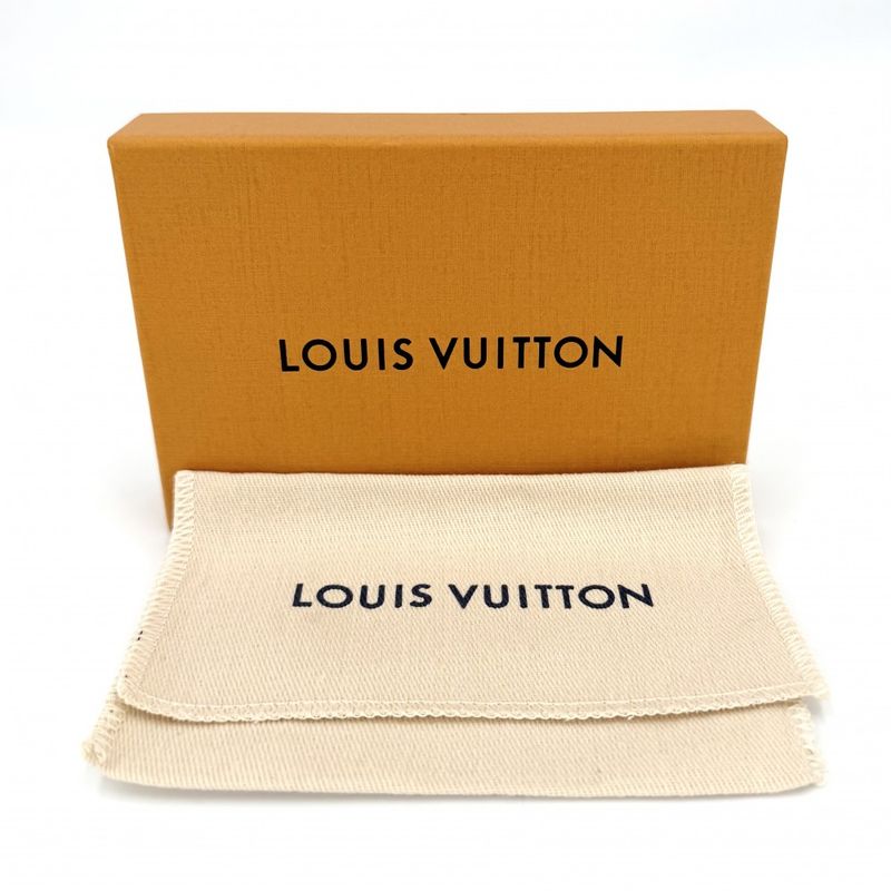 Louis Vuitton Card Case Monogram Empreinte Holder LV Charm Pass Noir Black