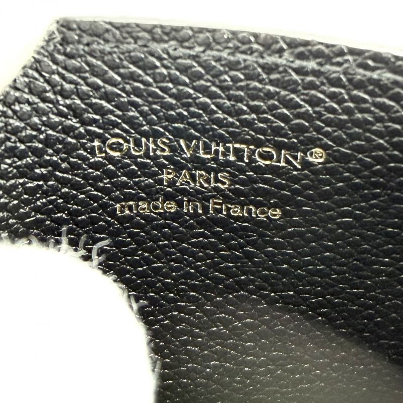 Louis Vuitton Card Case Monogram Empreinte Holder LV Charm Pass Noir Black