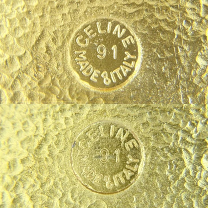 Celine Earrings Arc de Triomphe Square Vintage Stone