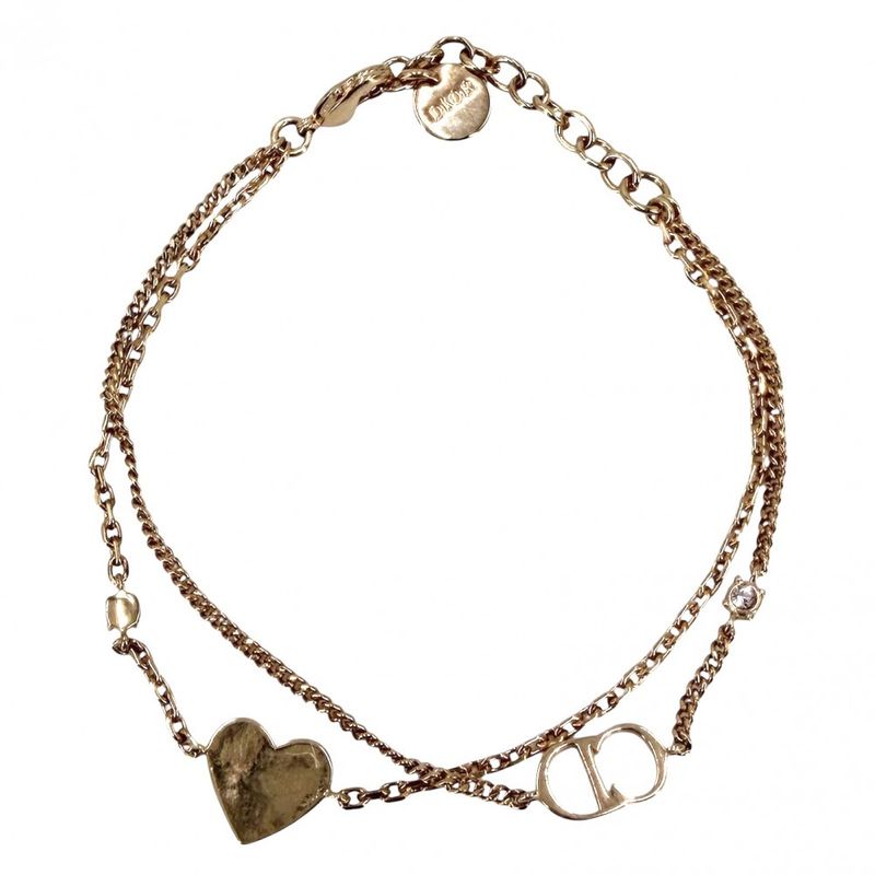 Dior Bracelet 2 Row Cles le Di Lune Adjuster