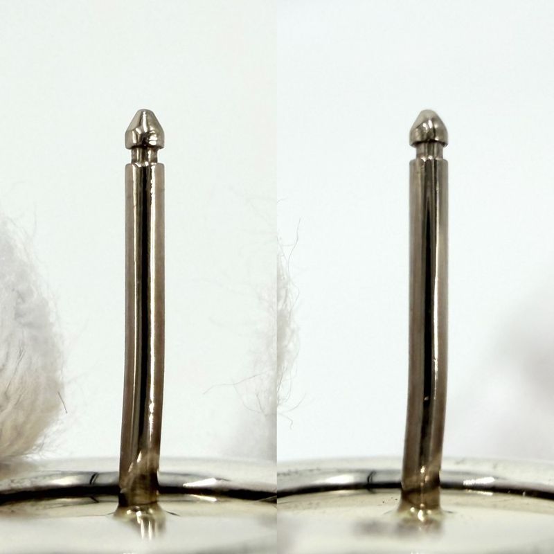 Hermes Earrings Clou de Selle 18K Gold X