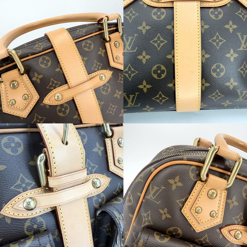 Louis Vuitton Handbag Shoulder Manhattan GM Brown