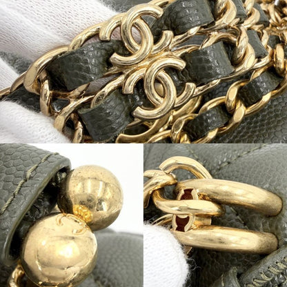 Chanel Shoulder Bag Quilted Drawstring Chain