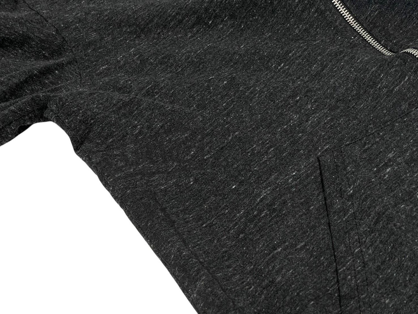 Chrome Hearts Marbled Hoodie Dagger Zip Print Gray — view 7