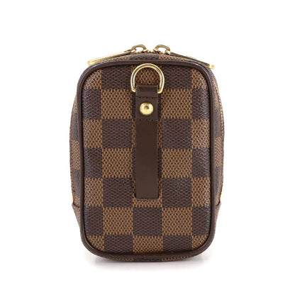 Louis Vuitton Damier Etui Okapi PM Pouch Ebene Gold