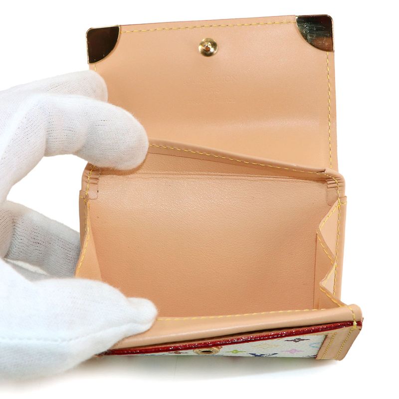 Louis Vuitton Monogram Multicolor Porte Monnaie Plastic Coin Case