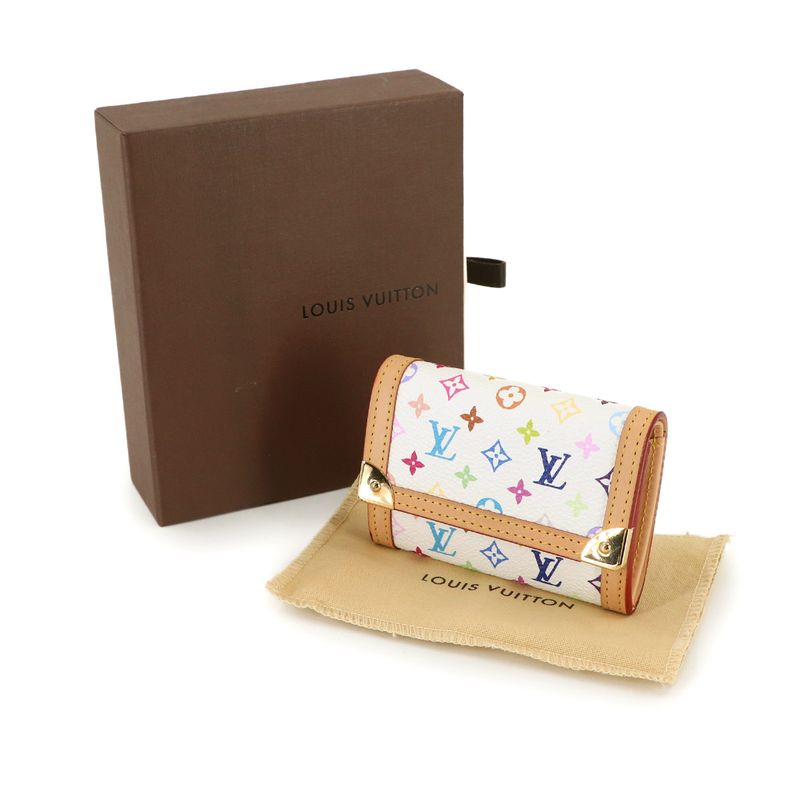 Louis Vuitton Monogram Multicolor Porte Monnaie Plastic Coin Case