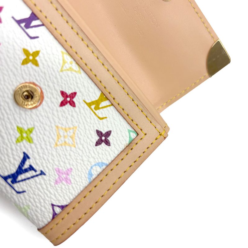 Louis Vuitton Monogram Multicolor Porte Monnaie Plastic Coin Case