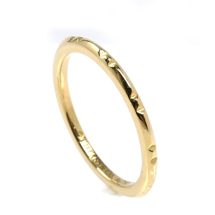 Tiffany & Co 18K Yellow Gold T Tru Band Ring