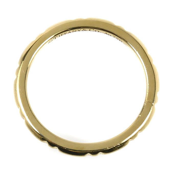 Tiffany & Co 18K Yellow Gold T Tru Band Ring