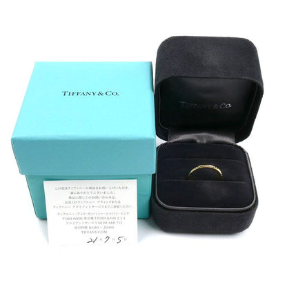Tiffany & Co 18K Yellow Gold T Tru Band Ring