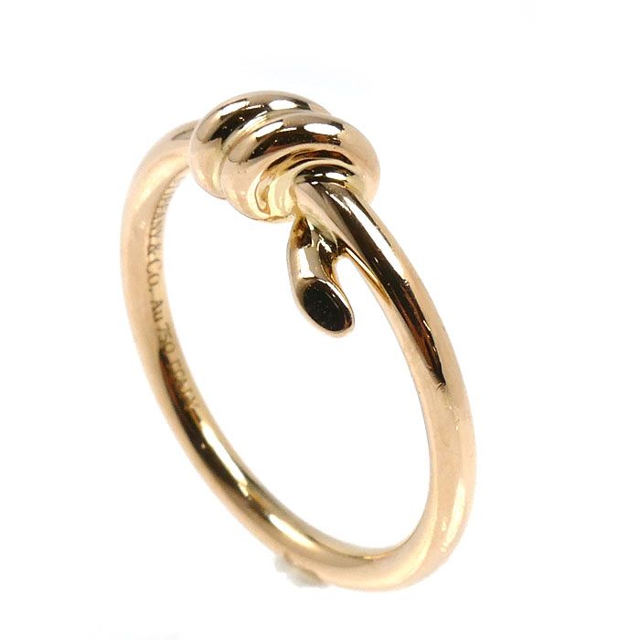 Tiffany & Co 18K Pink Gold Knot Ring