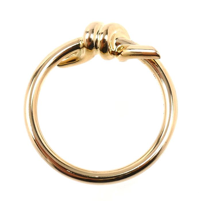 Tiffany & Co 18K Pink Gold Knot Ring
