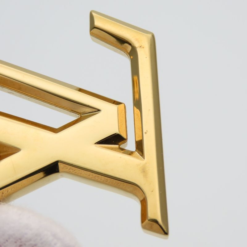 Louis Vuitton Key Holder Porte Cles LV Facet Metal Gold Plated