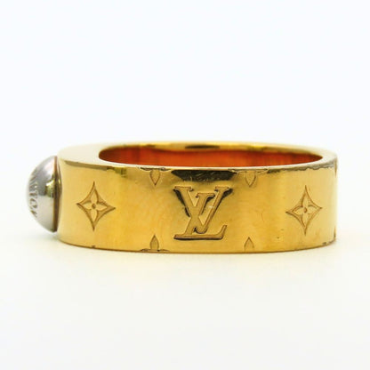 Louis Vuitton Ring Sling Bag Nanogram S Metal Gold Silver Plated