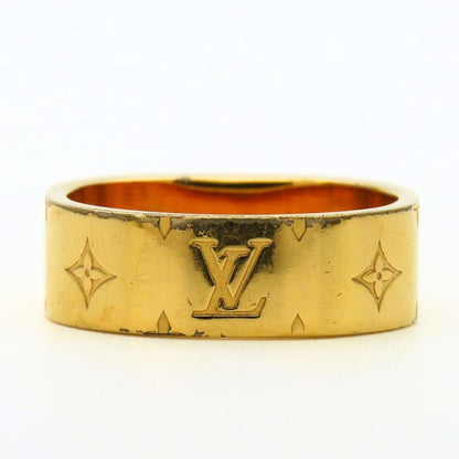 Louis Vuitton Ring Sling Bag Nanogram S Metal Gold Silver Plated