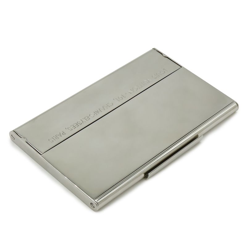 Louis Vuitton Card Holder Case Business Metal