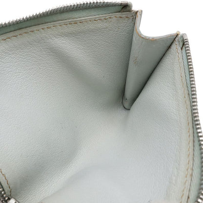 Hermes Remix Card Case Passcase L-shape Zipper Strap Leather Light Gray