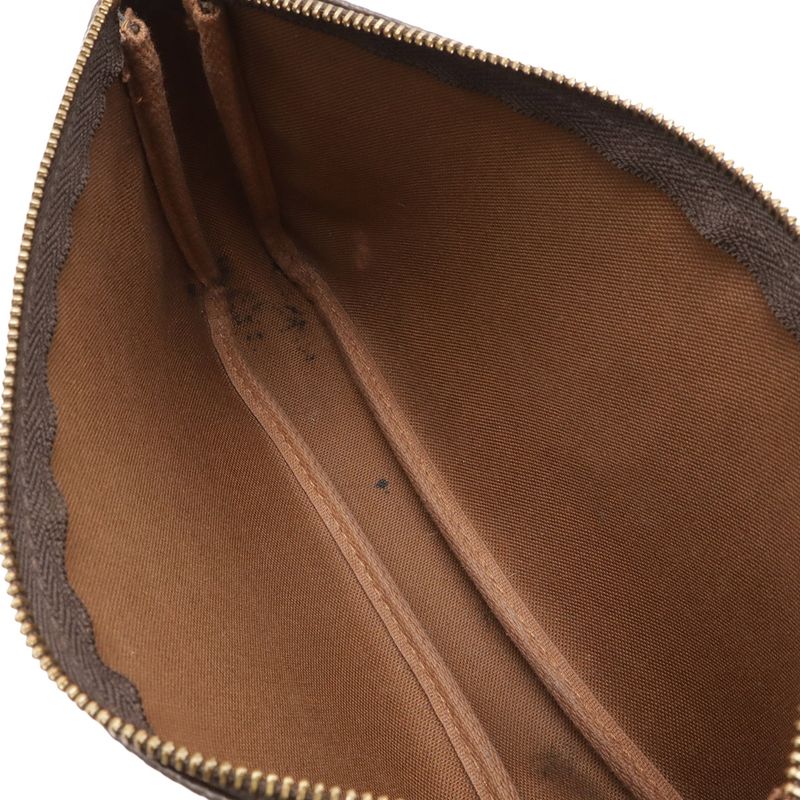 Louis Vuitton Monogram Graffiti Pochette Pouch Handbag Peach