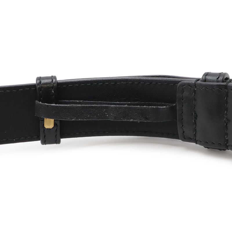 Gucci GG Marmont Belt Bag Waist Pouch Quilted Leather Black
