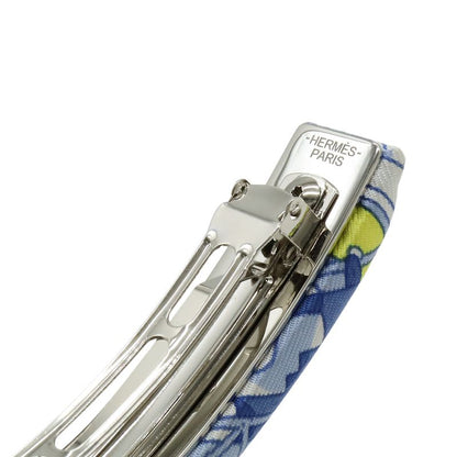 Hermes Eclipse PM Barrette Hair Clip Legend Blue White-yellow