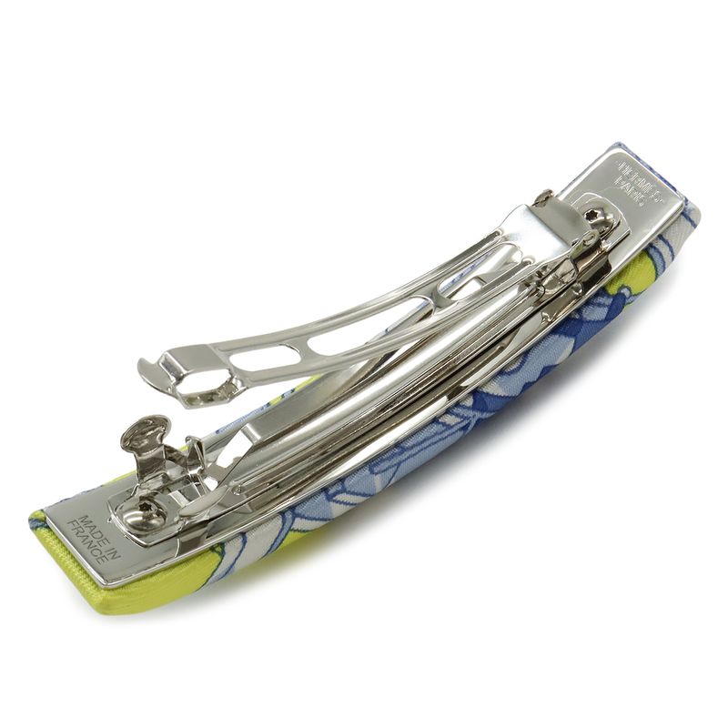 Hermes Eclipse PM Barrette Hair Clip Legend Blue White-yellow