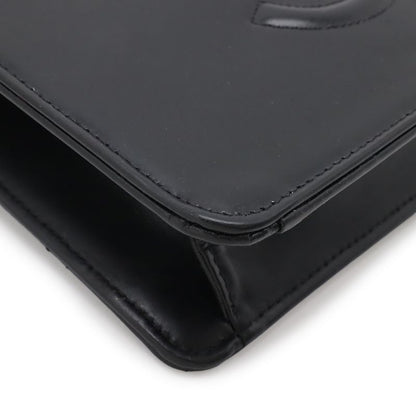 Chanel CC Logo Quilted Makeup Pouch Case Clutch