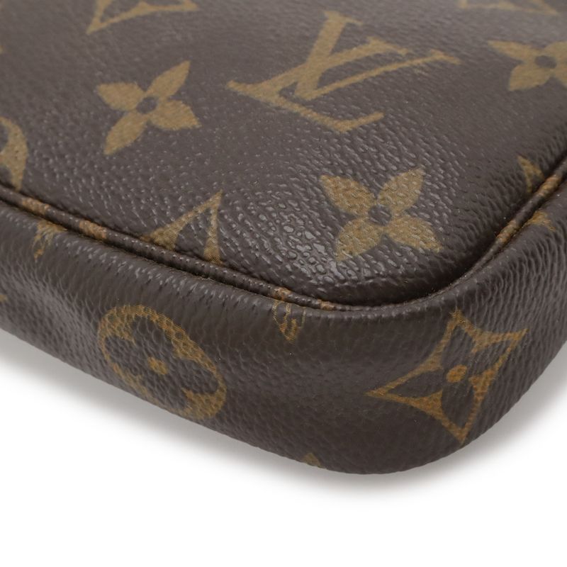 Louis Vuitton Monogram Mini Pochette Pouch Multi