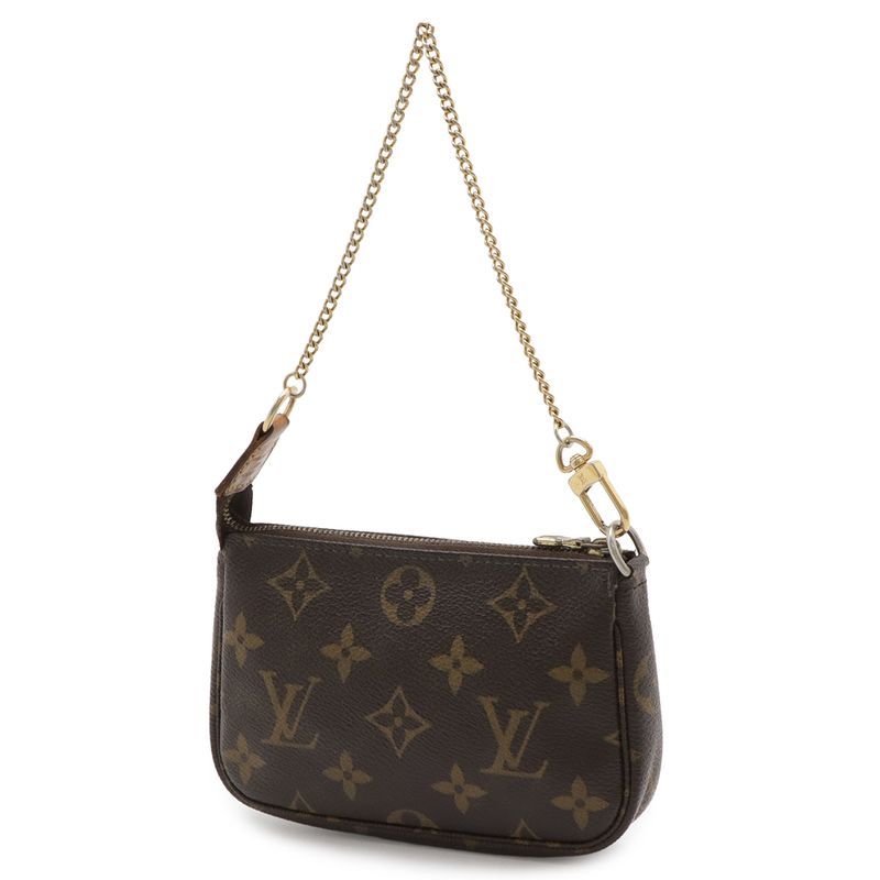 Louis Vuitton Monogram Mini Pochette Pouch Multi