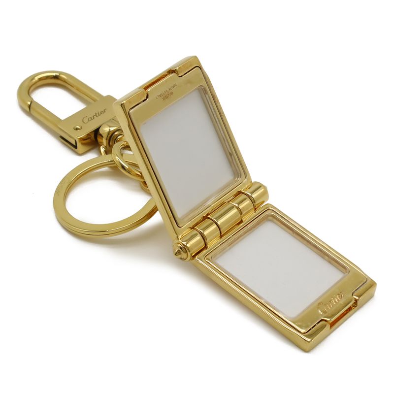 Cartier Diavolo de Photo Frame Key Ring Key Holder Bag Charm Key