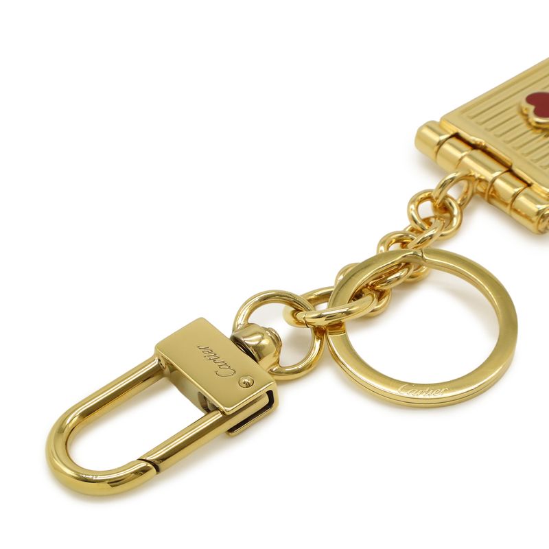 Cartier Diavolo de Photo Frame Key Ring Key Holder Bag Charm Key