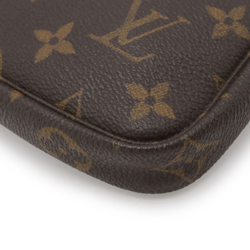 Louis Vuitton Monogram Mini Pochette Pouch Multi