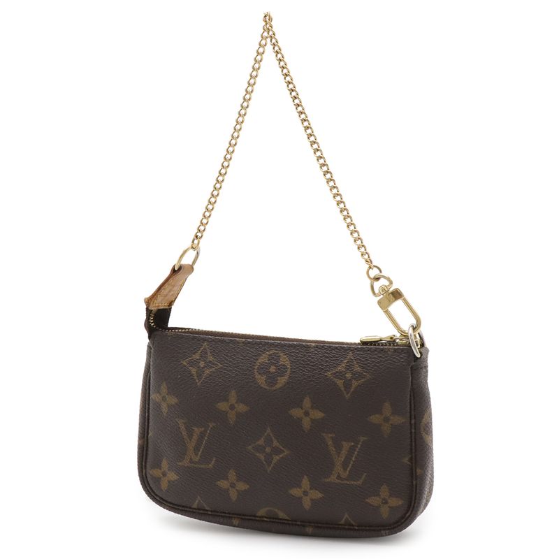 Louis Vuitton Monogram Mini Pochette Pouch Multi