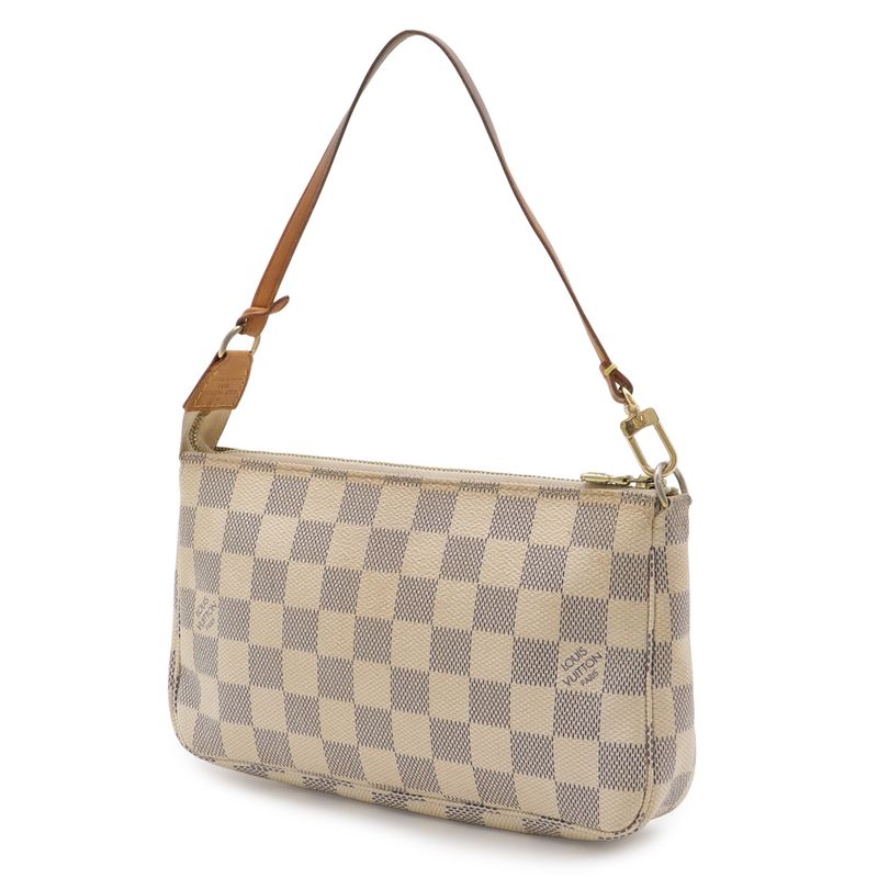 Louis Vuitton Damier Azur Pochette Pouch 2-Way Shoulder Bag