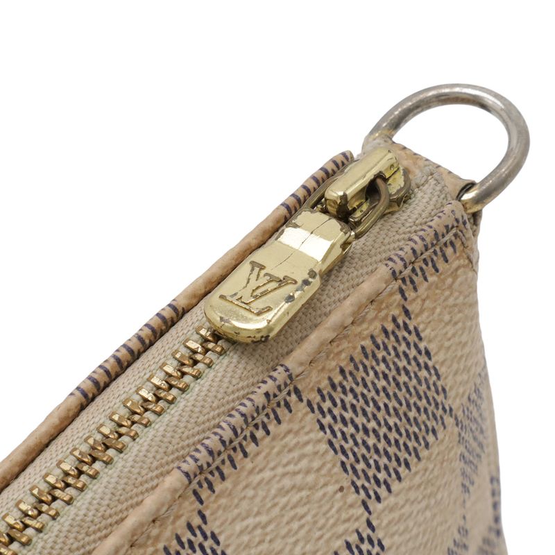 Louis Vuitton Damier Azur Pochette Pouch 2-Way Shoulder Bag