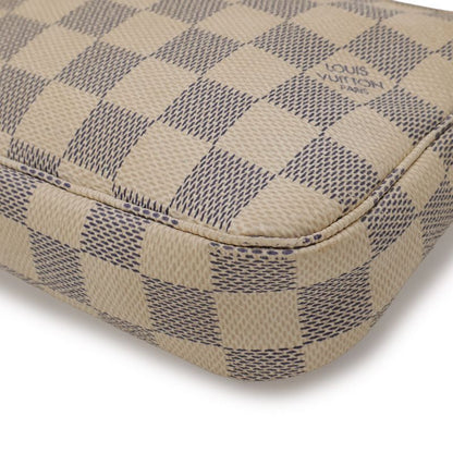 Louis Vuitton Damier Azur Pochette Pouch 2-Way Shoulder Bag