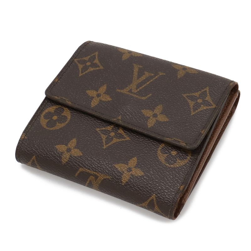 Louis Vuitton Monogram Portefeuille Elise Bifold Wallet Hook