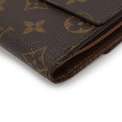 Louis Vuitton Monogram Portefeuille Elise Bifold Wallet Hook